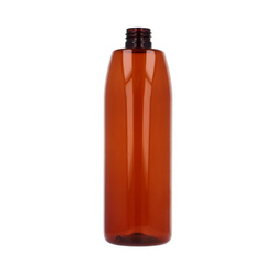 Amber PET bottle 400 ml - neck 24/410