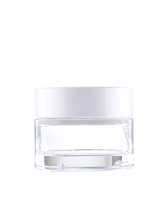 Jar  50 ml, glass, Lid PP