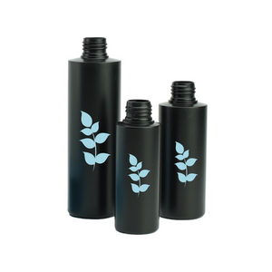 Bottle 300 ml, black, ECO-HDPE, 24/410