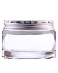 Jar  50 ml, glass, Lid AL